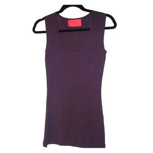 Z spoke by Zac Posen knit transparent tank